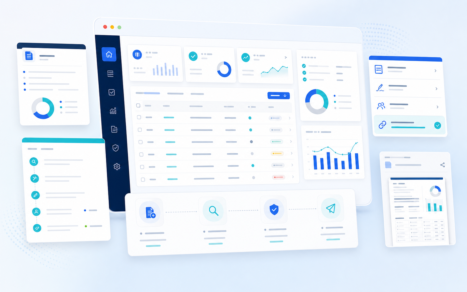 KnitSure QMS feature command center visual
